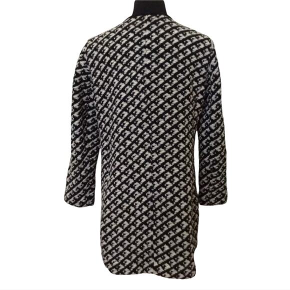 Talbots tweed wool blend coat stadium length weekends size Large - Picture 3 of 14